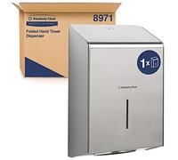 Kimberly-Clark Professional, 8971, Hand Towel Dispenser, Stainless Steel, 1 x 1 Dispenser