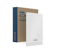 Kimberly-Clark Professional ICON Faceplate (58774), White Mosaic Design, for Automatic Soap and Sanitiser Dispenser; 1 Faceplate per Case