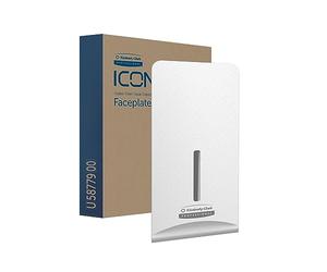 Kimberly-Clark Professional ICON Faceplate (58779), White Mosaic Design, for Folded Toilet Paper Dispenser; 1 Faceplate per Case