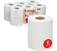 Kimberly-Clark Professional Wiping Paper White 1 Ply 6222 6 Rolls of 430 Sheets