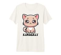 Kimberly Cute Kitty Cat Design for Girls Name Kimberly Premium T-Shirt