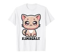 Kimberly Cute Kitty Cat Design for Girls Name Kimberly Value Graphic T-Shirt