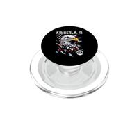 Kimberly Idaho Patriotic Eagle USA Flag Distressed Design PopSockets PopGrip for MagSafe