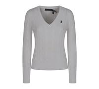 Kimberly Long Sleeve Pullover - female - Polo Ralph Lauren - V-neck Knitwear - White - S - Knitwear S