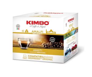 Kimbo Amalfi Mixture Le Meraviglie del Gusto - 100 Capsules Compatible with Nespresso Machines*