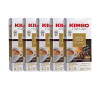Kimbo Coffee, Aroma Gold 100% Arabica Multipack, Italian Ground Medium Dark Roast, 9/13, 5 x 250g