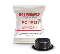 COFFEE KIMBO POMPEI - Box 50 A MODO MIO COMPATIBLE CAPSULES 7.4g