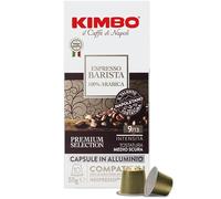 Kimbo Coffee Espresso Barista Capsules, Medium Dark Roast, 10 Pods