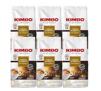 Kimbo Coffee, Espresso Barista, Italian Whole Coffee Beans, Medium Roast, 9/13, 6 x 1kg