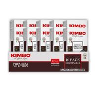 Kimbo Coffee Espresso Barista Ristretto (10 x 10) | Nespresso Coffee Machine Compatible | 100 Aluminium Capsules, Dark Roast | Italian Coffee Pods