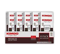 Kimbo Coffee Espresso Barista Ristretto (10 x 10) | Nespresso Coffee Machine Compatible | 100 Aluminium Capsules, Dark Roast | Italian Coffee Pods