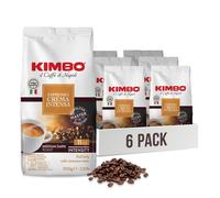 Kimbo Coffee, Espresso Crema Intensa, Italian Whole Coffee Beans, Medium Dark Roast, 11/13, 6 x 1kg