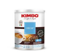 Kimbo Decaf Medium Roast Ground Coffee Velvety Texture 250g / 8.80oz Tin