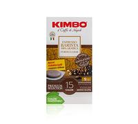 Kimbo ESE - 120 Compostable Coffee Pods - Espresso Barista 100% Arabica - 8 Packs of 15 Pods