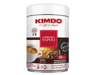 Kimbo Espresso Napoli Ground Coffee Strong & Aromatic 250g / 8.80oz Tin