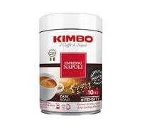 Kimbo Espresso Napoli Ground Coffee Tin (250g X 6 Pcs), Authentic Italian Dark Roast Coffee with Fine Grind, Arabica and Robusta Blend, Intense Full-Bodied Espresso