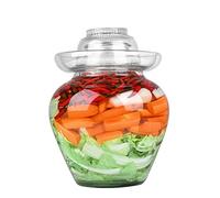 Kimchi Jar Large Capacity Sealed Glass Fermenter Large-Capacity Airtight Kimchi Jar, Pickle Jar Glass Bottle,Household Sealed Pickle Jar,Pickle Pickle Jar (Color : 2.5kg)