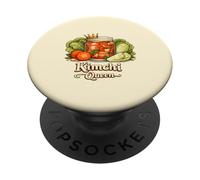 Kimchi Queen Fermentation Lover Design PopSockets Adhesive PopGrip