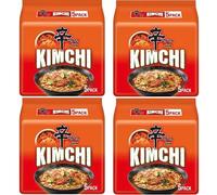 KIMCHI Ramyun Ramen Noodles 120g Each (Pack of 20) - Instant Kimchi Noodles Multipack HALAL, Easy, Quick, & Delicious Instant Meal
