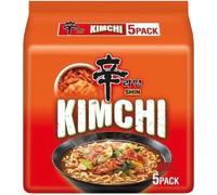 KIMCHI Ramyun Ramen Noodles 120g Each (Pack of 5) - Instant Kimchi Noodles Multipack HALAL, Easy, Quick, & Delicious Instant Meal