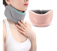 KimDaro Neck Brace, Ergonomics Cervical Collar Anti Snore Neck Brace for Sleeping Neck Posture Corrector, Cervical Neck Brace for Snoring Adjustable Neck Support Braces (Pink, L)