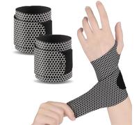 KimDaro Wrist Brace Ulnar Wrist Brace Ultra-Thin Elastic for TFCC Tear,Wrist wraps Repetitive Wrist Use Injury,Support for Carpal Tunnel Pain & Tendonitis Relief,Fits Both Wrists (Black)