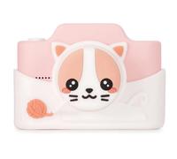 kiimento Smart Touchscreen Kids Camera, Best Travel Buddy Meowie The Cat 3" Touchscreen Digital Video Camcorder for Boys & Girls Ages 5+, 32MP Photo Best Imaging Quality, 32GB Memory Card (Model K)