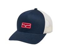 Kimes Ranch Adjustable Snapback Caps Team Pro Trucker, Navy, One size
