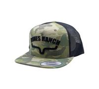 Kimes Ranch Caps Adjustable Snapback Flatlands Trucker Hat, Camo, One size