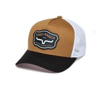 Kimes Ranch Hawkins Mid Profile Curved Bill Hat with Leather Debossed Patch