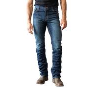 Kimes Ranch Men's Roger Dark Wash Stretch Slim Bootcut Jeans Blue, Blue, 36W x 34L