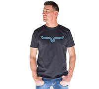 Kimes Ranch Men's Short Sleeve Shirt Outlier Tech Tee, Black, Medium