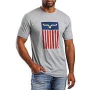 Kimes Ranch Men's Short Sleeve T-Shirt Cody Tee, Heather Grey, S