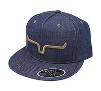 Kimes Ranch Men's Weekly Tall 5-Panel Adjustable Snapback Hat, Denim, One Size
