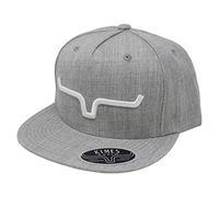 Kimes Ranch Men's Weekly Tall 5-Panel Adjustable Snapback Hat, Grey Heather, One Size
