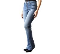 Kimes Ranch Women's Jennifer Casual Durable Western Ultra-High Rise & Wide Flare Leg Denim Black Jeans, Mid Wash, 00-30