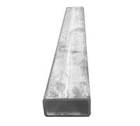 KIMETALS Galvanised Mild Steel Sections Flat Bar Square Angle Iron - Rectangle Tube - 40mm x 20mm x 2mm x 1500mm