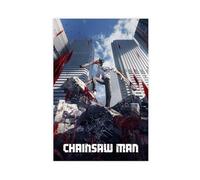 KIMEYT Anime Chainsaw Man Poster (1) Canvas Poster Bedroom Decor Landscape Office Room Decor Gift 08x12inch(20x30cm)