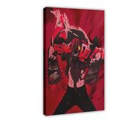 KIMEYT Anime Chainsaw Man Poster (4) Canvas Poster Bedroom Decor Landscape Office Room Decor Gift 08x12inch(20x30cm)