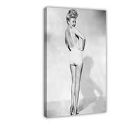KIMEYT Betty Grable Actress Studio Betty Gilpin Vintage Poster Canvas Poster Wall Art Decor Print Picture Paintings for Living Room Bedroom Decoration 12x18inch(30x45cm)