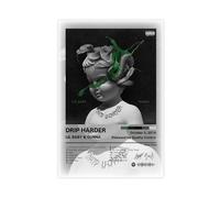 KIMEYT Drip Harder Von Lil Baby & Gunna Album Cover Poster Canvas Poster Wall Art Decor Print Picture Paintings for Living Room Bedroom Decoration 08x12inch(20x30cm)