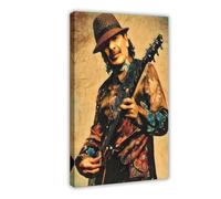 KIMEYT Guitarist Carlos Santana Poster Canvas Poster Bedroom Decor Landscape Office Room Decor Gift 12x18inch(30x45cm)