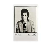 KIMEYT NICK CAVE 1990 Promo Photo Canvas Poster Wall Art Decor Print Picture Paintings for Living Room Bedroom Decoration 12x18inch(30x45cm)