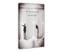 KIMEYT Nick Cave And The Bad Seeds Push The Sky Away Canvas Poster Wall Art Decor Print Picture Paintings for Living Room Bedroom Decoration 08x12inch(20x30cm)