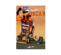 KIMEYT Oscar Piastri Poster Canvas Poster Wall Art Decor Print Picture Paintings for Living Room Bedroom Decoration 12x18inch(30x45cm)