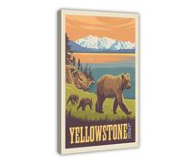 KIMEYT Poster for The American TV Series Yellowstone Season Canvas Poster Bedroom Decor Landscape Office Room Decor Gift 20x30inch(50x75cm)