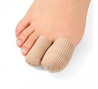 Kimihome 8 PCS Gel Toe Caps Closed Toe Surface Fabric Sleeve Protectors, Silicone Toe Sleeve Cushions and Protects, Provide Relief for Corns, Blisters and Calluses Protect