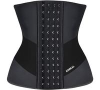 Kimikal Waist Trainer for Women Weight Loss- Latex Cincher Shaper Slimmer Corset Belt - black - S