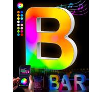 Kimimara LED Letter Light - APP Control Color Changing Alphabet Light Up Sign for Girls Birthday Gifts, Party Decor, Night Light, Wall Table Wedding Christmas - Letter B