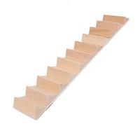 KIMISS 1:12 Miniature Wooden Stai Se for Dollhouse - DIY Wooden Step Stair Crafts for Deco House Accessories (No handrail stairs)